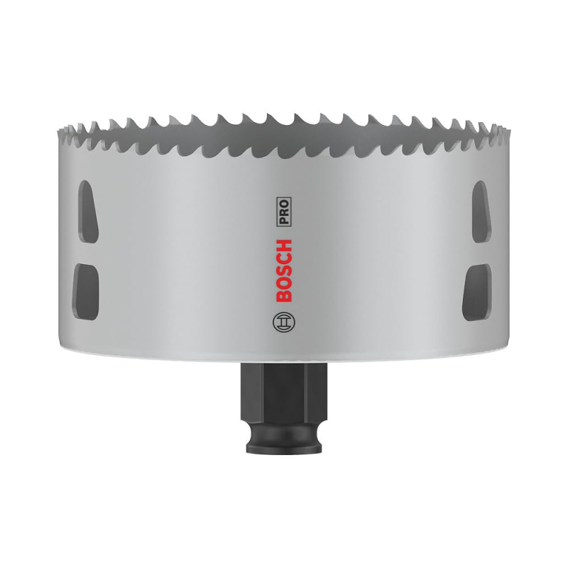 Bosch 1x Scie trépan PRO Multi Material Power Change Plus (pour Bois résineux, Cloison sèche, Ø 102 mm, Professional Accessoire 