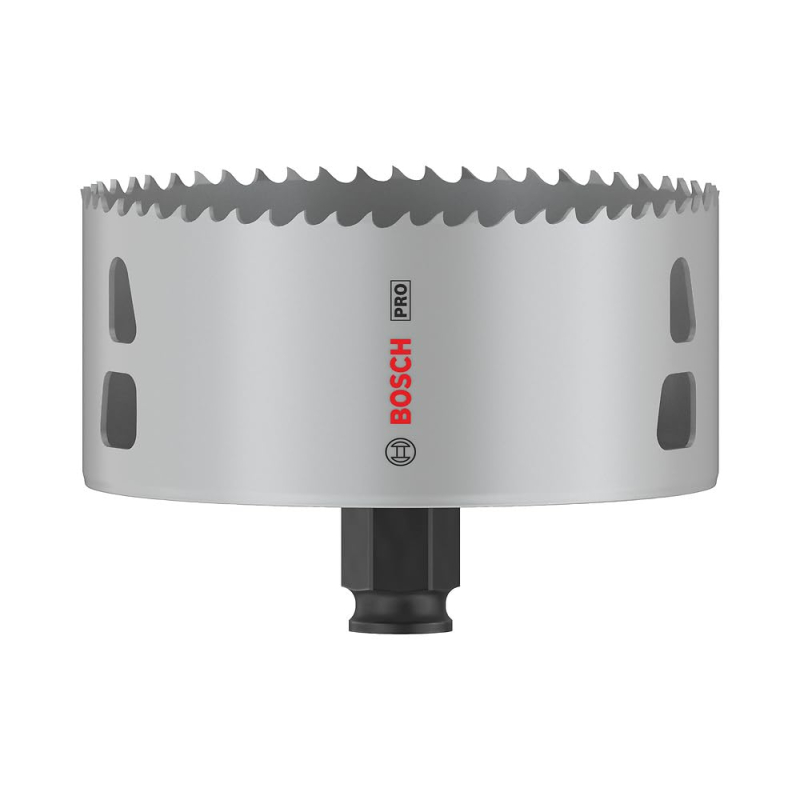 Bosch 1x Scie trépan PRO Multi Material Power Change Plus (pour Bois résineux, Cloison sèche, Ø 105 mm, Professional Accessoire 