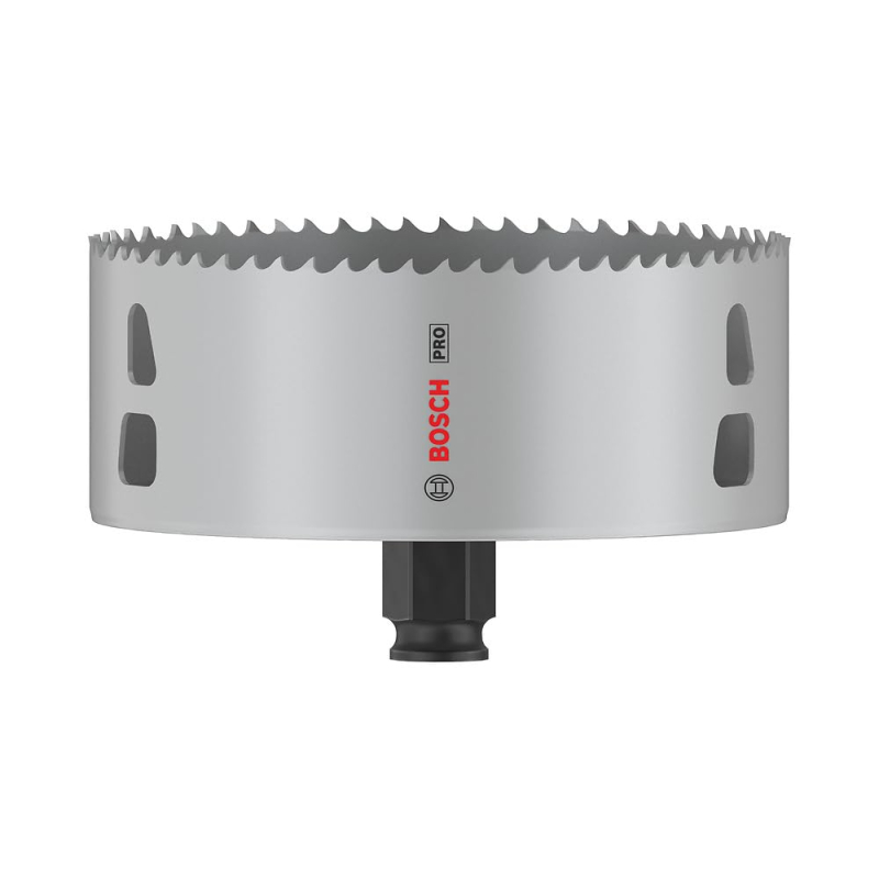 Bosch 1x Scie trépan PRO Multi Material Power Change Plus (pour Bois résineux, Cloison sèche, Ø 121 mm, Professional Accessoire 