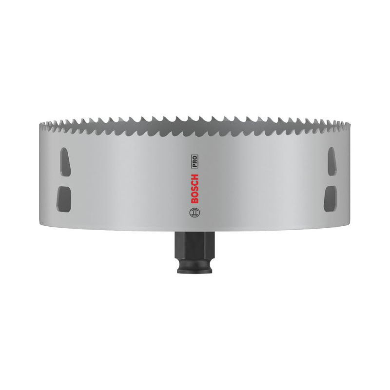 Bosch 1x Scie trépan PRO Multi Material Power Change Plus (pour Bois résineux, Cloison sèche, Ø 152 mm, Professional Accessoire 