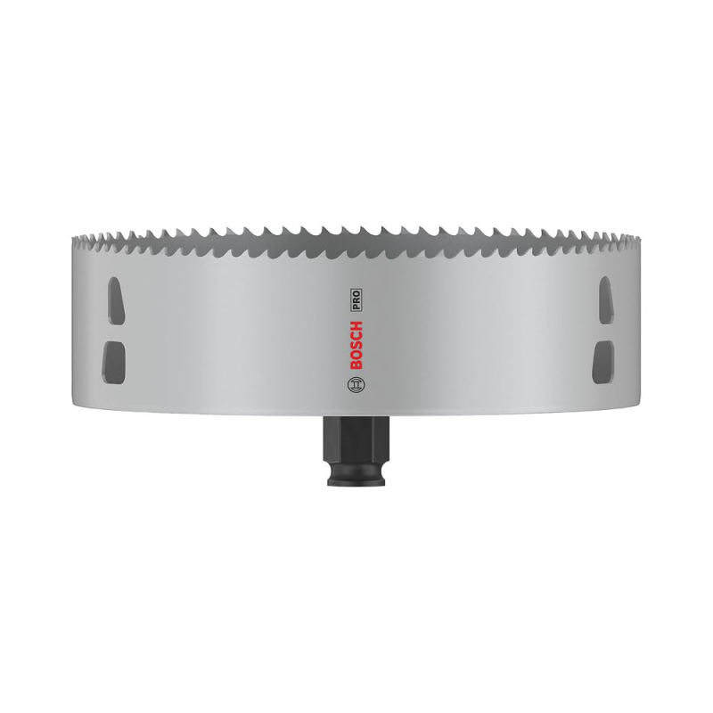 Bosch 1x Scie trépan PRO Multi Material Power Change Plus (pour Bois résineux, Cloison sèche, Ø 168 mm, Professional Accessoire 