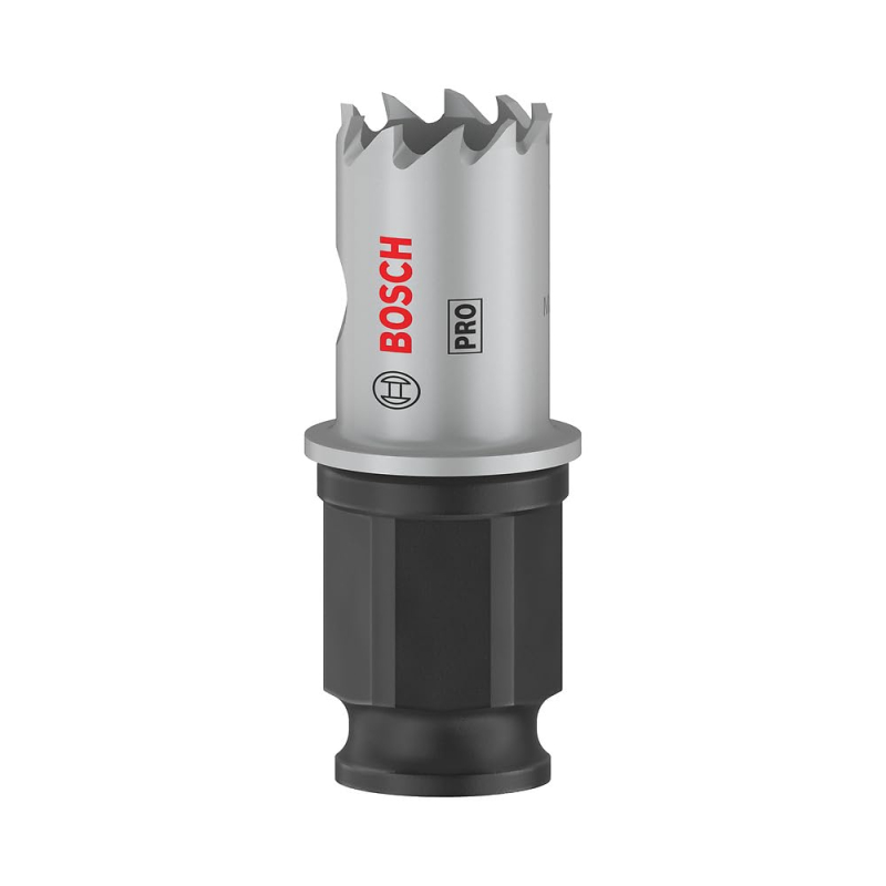 Bosch 1x Scie trépan PRO Sheet Metal Power Change Plus (pour Tôles en acier inoxydable, Tôles en acier, Ø 17 mm, Professional Ac