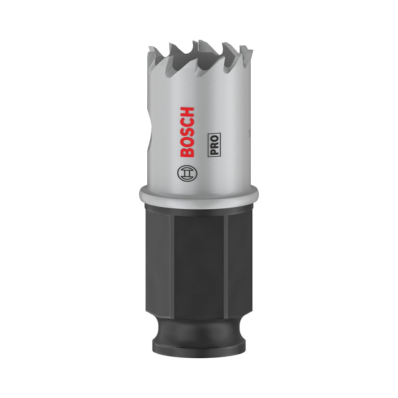 Bosch 1x Scie trépan PRO Sheet Metal Power Change Plus (pour Tôles en acier inoxydable, Tôles en acier, Ø 19 mm, Professional Ac