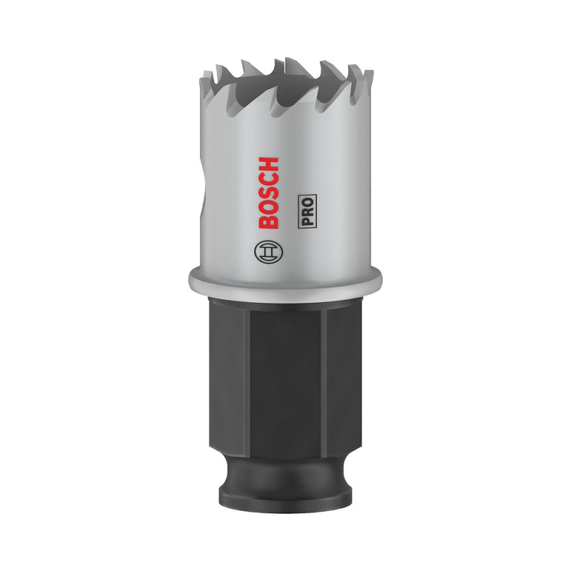 Bosch 1x Scie trépan PRO Sheet Metal Power Change Plus (pour Tôles en acier inoxydable, Tôles en acier, Ø 22 mm, Professional Ac