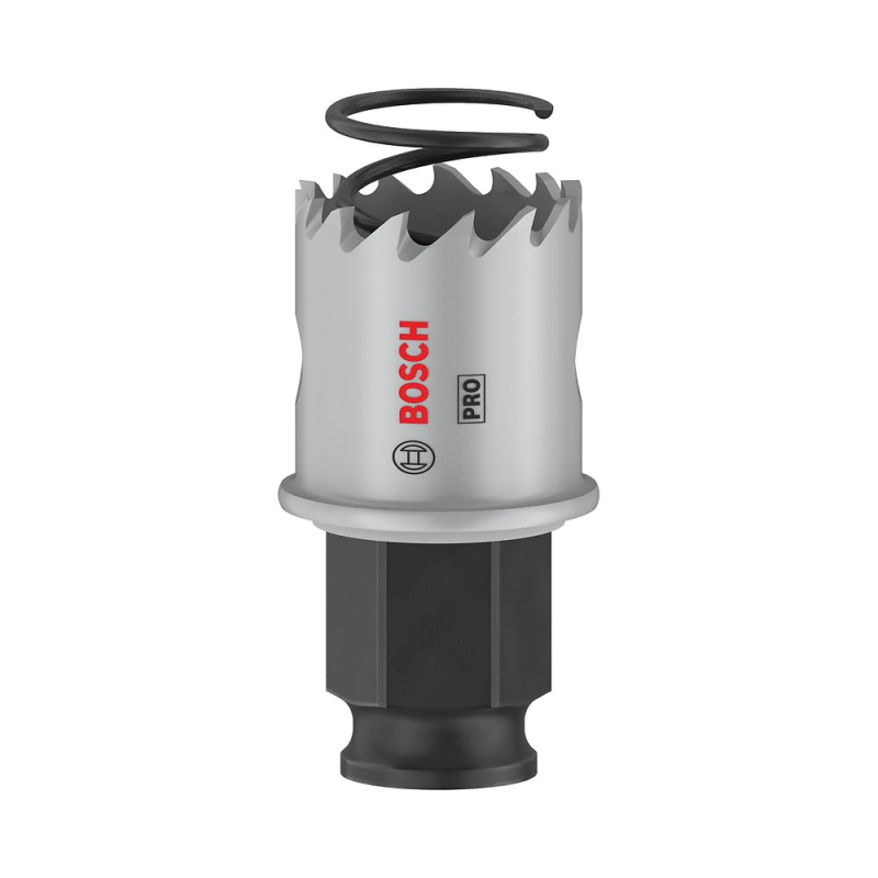 Bosch 1x Scie trépan PRO Sheet Metal Power Change Plus (pour Tôles en acier inoxydable, Tôles en acier, Ø 25 mm, Professional Ac