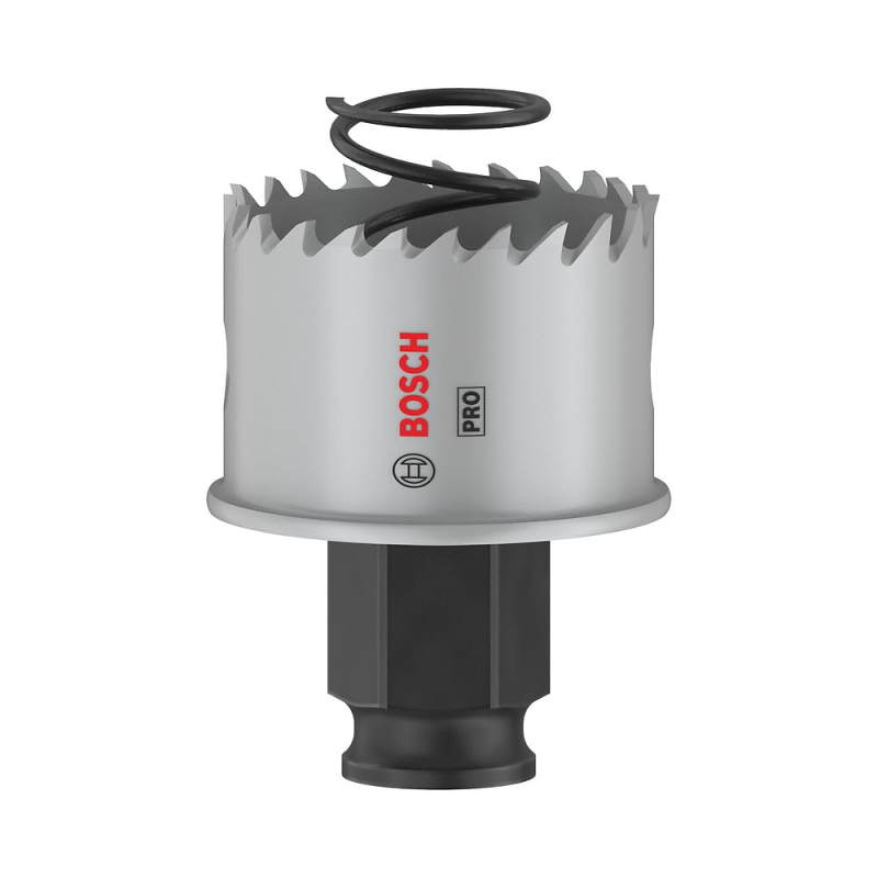 Bosch 1x Scie trépan PRO Sheet Metal Power Change Plus (pour Tôles en acier inoxydable, Tôles en acier, Ø 38 mm, Professional Ac