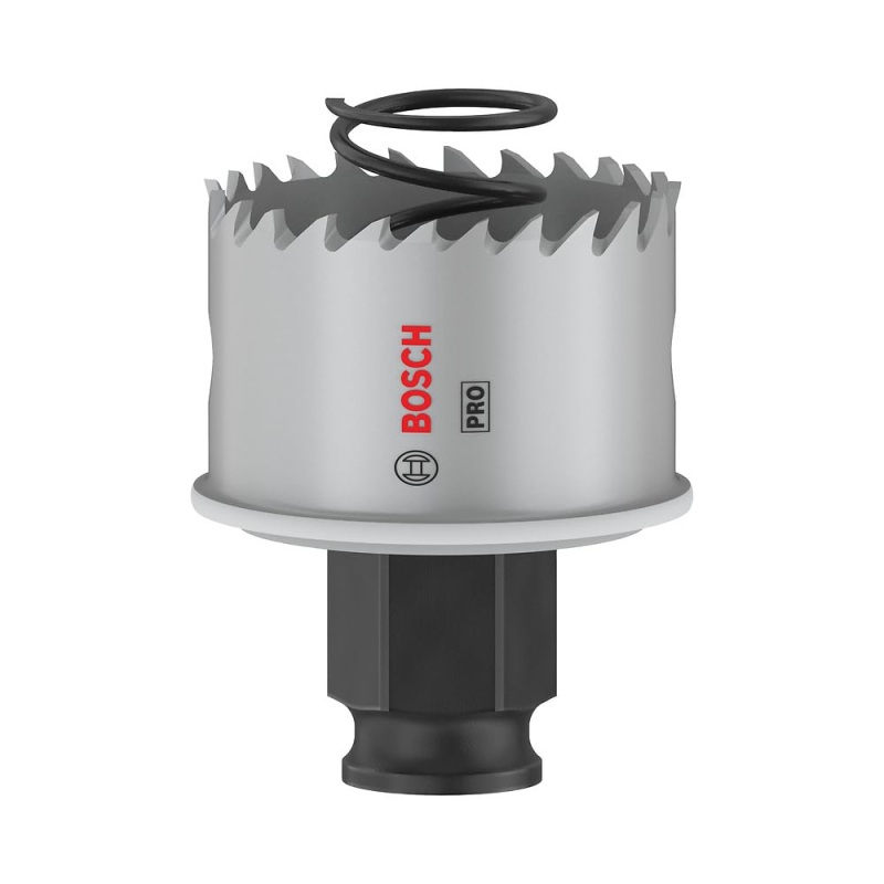 Bosch 1x Scie trépan PRO Sheet Metal Power Change Plus (pour Tôles en acier inoxydable, Tôles en acier, Ø 40 mm, Professional Ac