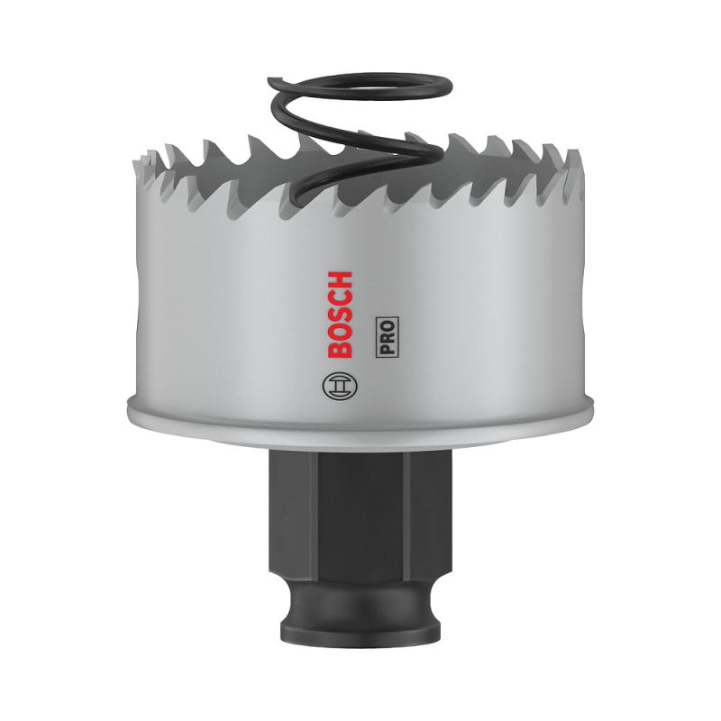 Bosch 1x Scie trépan PRO Sheet Metal Power Change Plus (pour Tôles en acier inoxydable, Tôles en acier, Ø 48 mm, Professional Ac