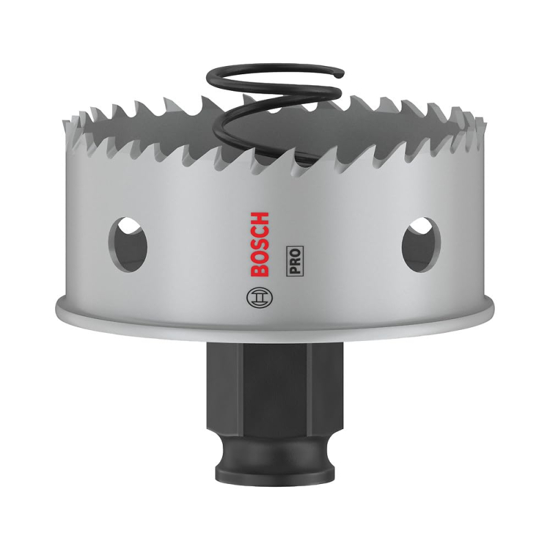 Bosch 1x Scie trépan PRO Sheet Metal Power Change Plus (pour Tôles en acier inoxydable, Tôles en acier, Ø 60 mm, Professional Ac