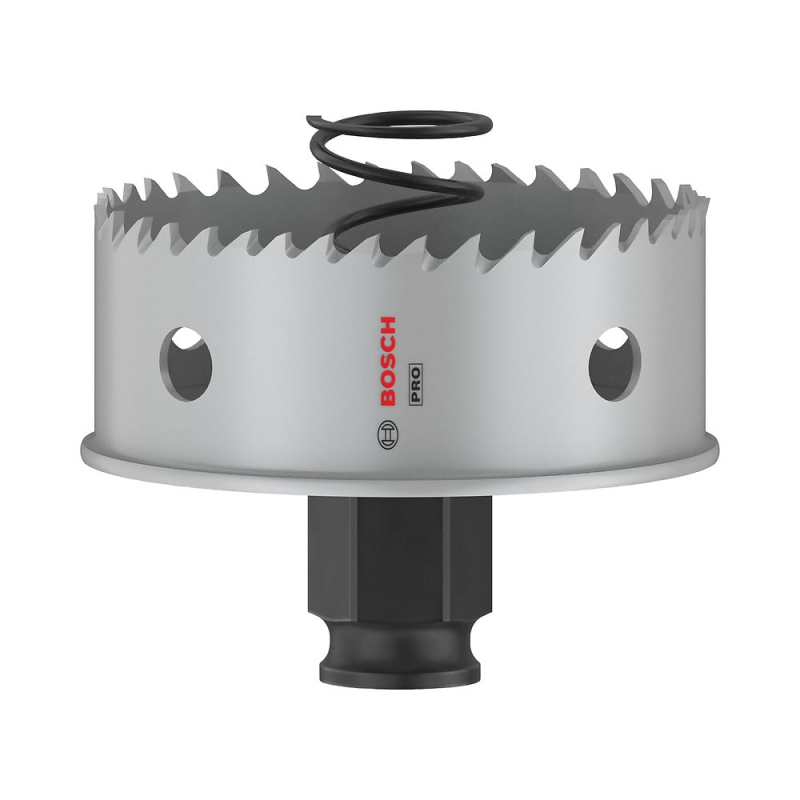 Bosch 1x Scie trépan PRO Sheet Metal Power Change Plus (pour Tôles en acier inoxydable, Tôles en acier, Ø 65 mm, Professional Ac
