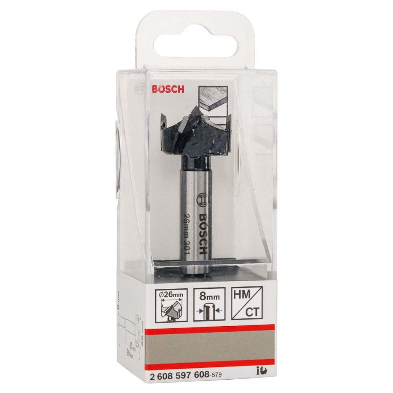 Bosch Professional 1 x Mèches à façonner à mise rapportée en carbure (Ø 26 mm, accessoires perforateurs)