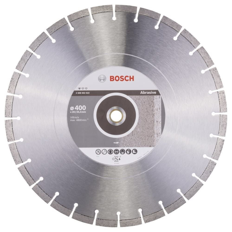 Bosch Outillages 2608602622 Disque à tronçonner diamanté standard for abrasive 400 x 20/25,40 x 3,2 x 10 mm