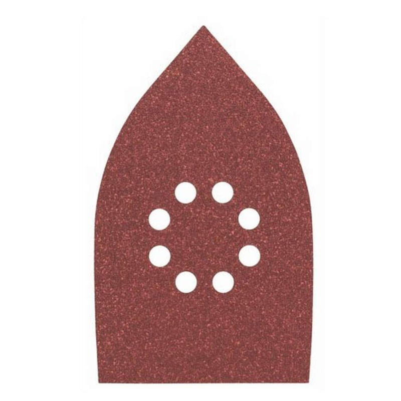 Bosch Outillages Feuille Abrasive pour Ponceuses Multi, 80 Grain, 100mm x 170mm, Lot de 5