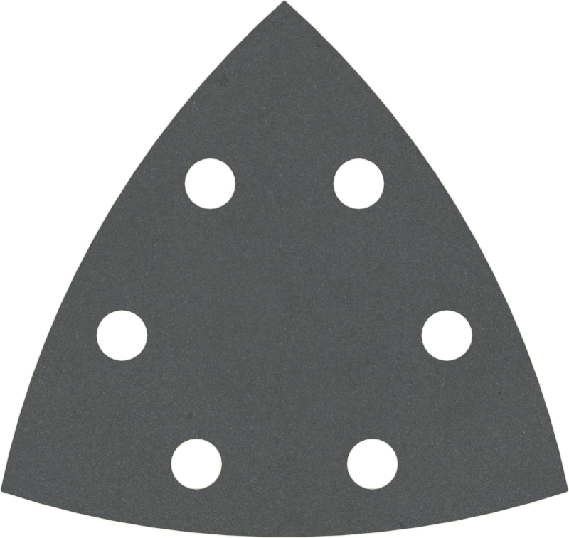 Bosch 5x Feuille abrasive PRO Plastic and Hard Stone F355 (pour Béton, Pierre dure, Ø 93x93 mm, Grain 400, Professional Accessoi