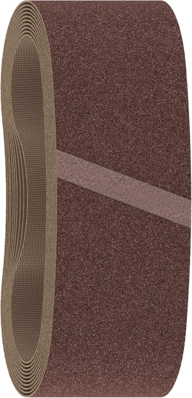 Bosch 10x Bande abrasive PRO Paint on Wood and Hardwood X440 pour ponceuses (pour Peinture sur bois, Bois dur, 75 x 533 mm, Grai