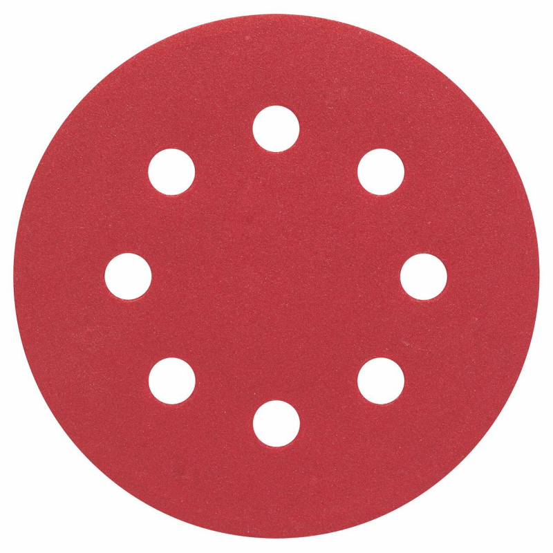 Bosch Outillages Disque Abrasif C430 pour Ponceuses Orbitales, 180 Grain, 115mm, Lot de 5