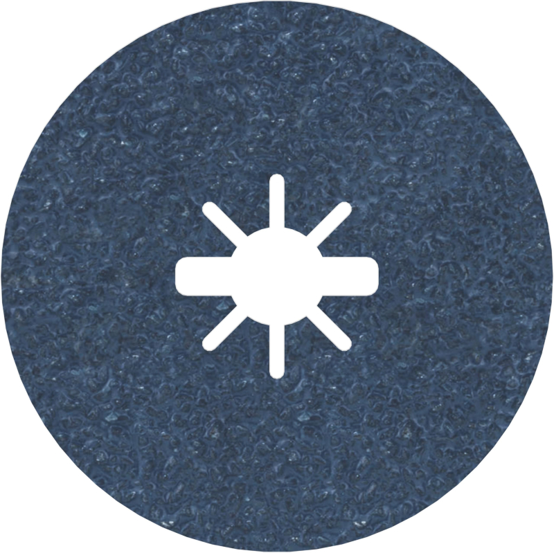 Bosch 1x Disque abrasif sur fibres PRO Steel R574 pour X-Lock (pour Acier, Acier, Ø 125 mm, Grain 36, Professional Accessoire Pe