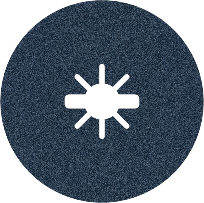 Bosch 1x Disque abrasif sur fibres PRO Steel R574 pour X-Lock (pour Acier, Acier, Ø 125 mm, Grain 120, Professional Accessoire P