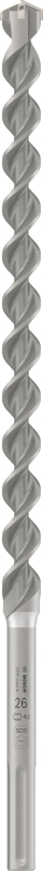 Bosch 1x Foret PRO SDS max-4 (pour Béton armé, Bloc de construction en béton, Ø 26,00 mm, Professional Accessoire Marteau burine