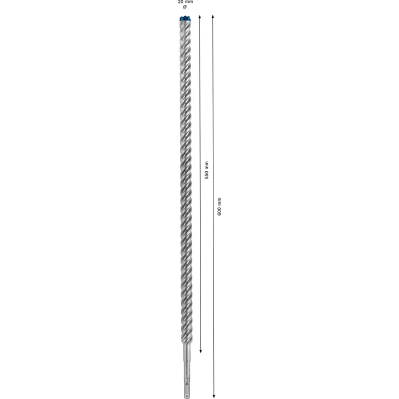 Bosch Outillages EXPERT SDS plus-7X 2608900144 Foret pour marteau-perforateur 1 pièce 20.00 mm Longueur totale 600 mm