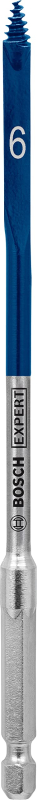 Bosch 1x Forets plats EXPERT Self Cut Speed (pour Bois résineux, Panneau aggloméré, Ø 6,00 mm, Professional Accessoire Perceuses