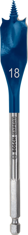 Bosch 1x Forets plats EXPERT Self Cut Speed (pour Bois résineux, Panneau aggloméré, Ø 18,00 mm, Professional Accessoire Perceuse