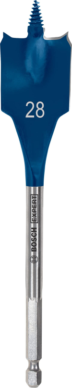 Bosch 1x Forets plats EXPERT Self Cut Speed (pour Bois résineux, Panneau aggloméré, Ø 28,00 mm, Professional Accessoire Perceuse