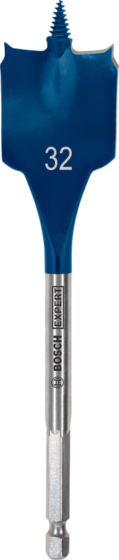 Bosch 1x Forets plats EXPERT Self Cut Speed (pour Bois résineux, Panneau aggloméré, Ø 32,00 mm, Professional Accessoire Perceuse