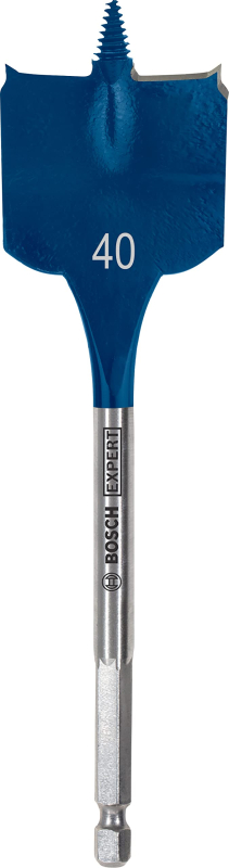Bosch 1x Forets plats EXPERT Self Cut Speed (pour Bois résineux, Panneau aggloméré, Ø 40,00 mm, Professional Accessoire Perceuse