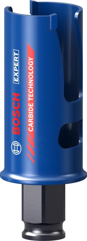 Bosch 1x Scies trépans EXPERT Construction Material (pour Bois résineux, Panneau aggloméré, Ø 30 mm, Professional Accessoire Per