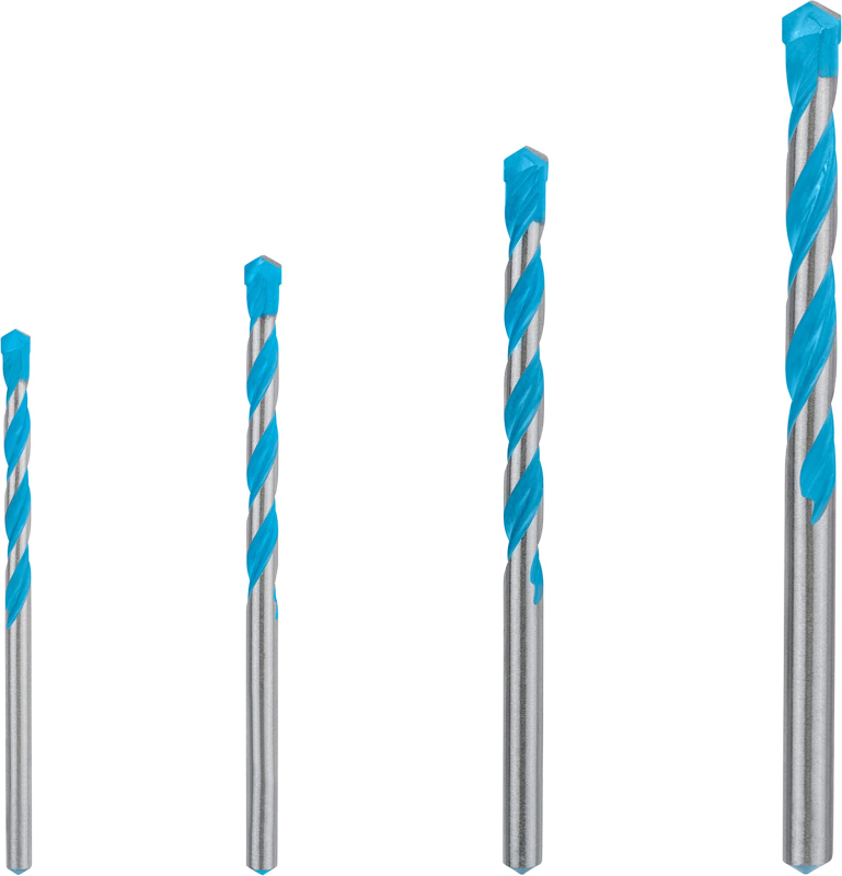 Bosch 4x Coffrets de forets EXPERT CYL-9 MultiConstruction (pour Béton, Carreaux tendres, Ø 4-8 mm, Professional Accessoire Perc