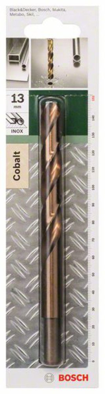 Bosch 2609255086 Foret à métaux rectifié HSS-Co DIN 338 - Longueur 151 mm - Diamètre 13 mm