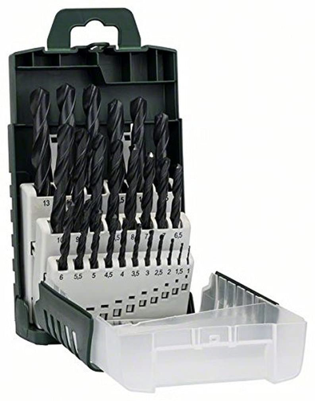 Bosch Outillages Set de 25 forets à métaux HSS-R 1 à 10 mm 2609255135