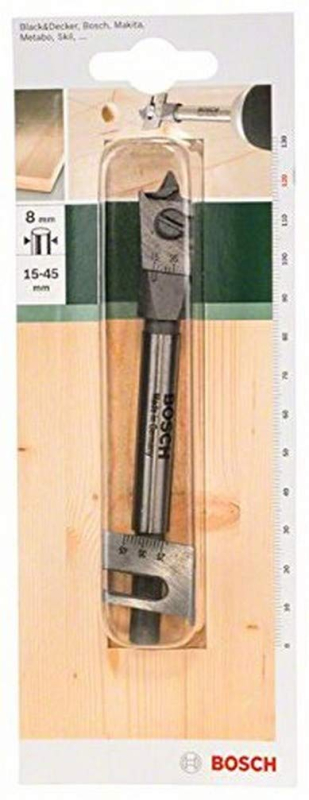 Bosch Outillages 2609255277 Mèche plate réglable Diamètre 15 à 45 mm