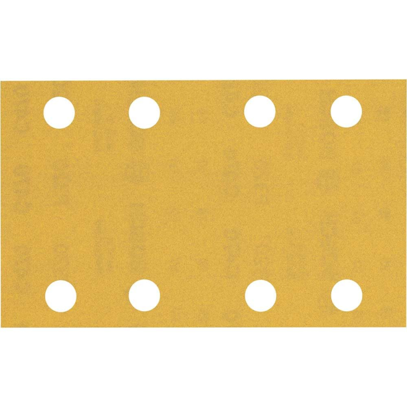 Bosch 10x Feuilles abrasives EXPERT C470 à 8 trous (pour Peinture sur bois, Bois dur, Ø 80x133 mm, Grain 320, Professional Acces