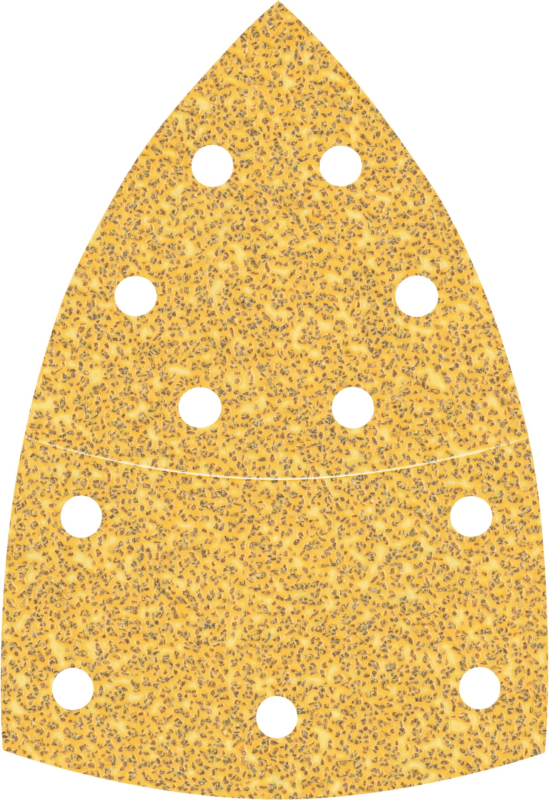 Bosch 10x Feuilles abrasives EXPERT C470 à 11 trous (pour Peinture sur bois, Bois dur, Ø 102x62 mm, Grain 40, Professional Acces