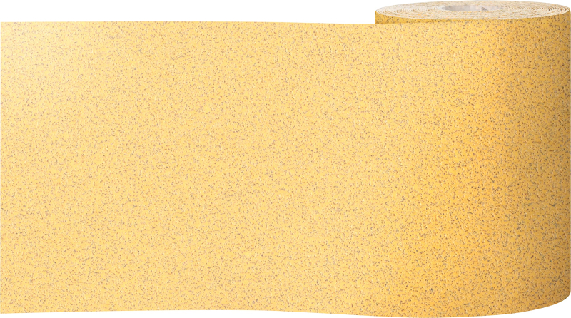 Bosch 1x Rouleaux de feuilles abrasives EXPERT C470 pour un ponçage manuel (pour Peinture sur bois, Bois dur, 115 mm x 5 m, Grai