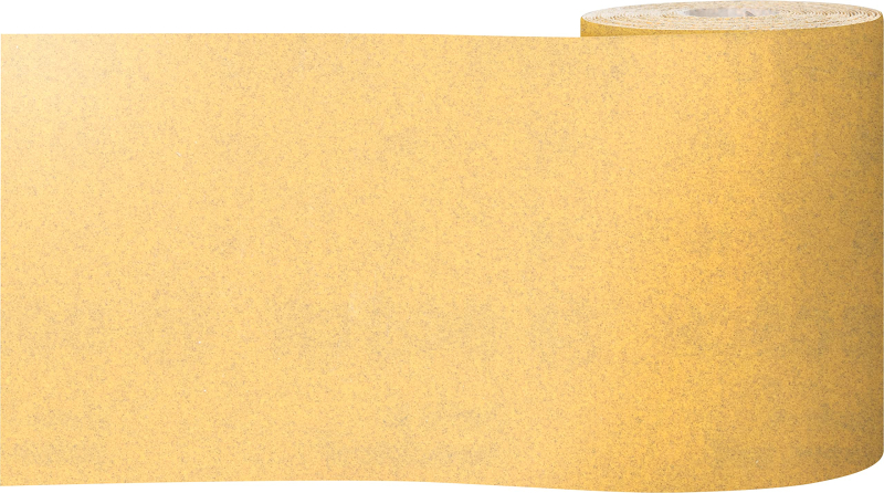 Bosch 1x Rouleaux de feuilles abrasives EXPERT C470 pour un ponçage manuel (pour Peinture sur bois, Bois dur, 115 mm x 5 m, Grai