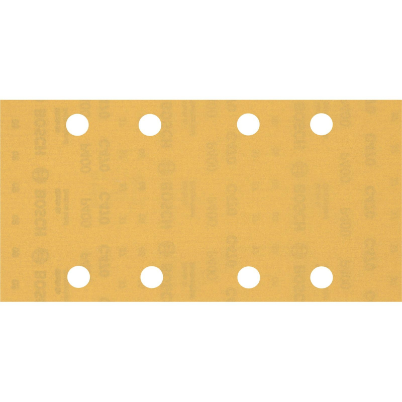 Bosch 50x Feuilles abrasives EXPERT C470 à 8 trous (pour Peinture sur bois, Bois dur, Ø 93x186 mm, Grain 400, Professional Acces