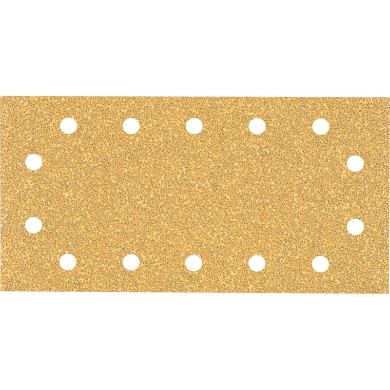 Bosch 50x Feuilles abrasives EXPERT C470 à 14 trous (pour Peinture sur bois, Bois dur, Ø 115x230 mm, Grain 40, Professional Acce