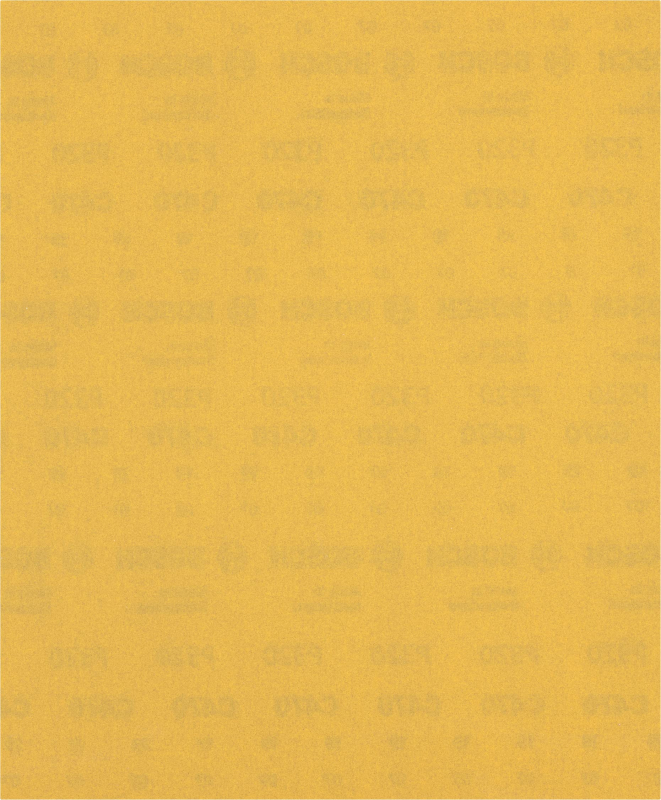 Bosch 1x Feuilles abrasives EXPERT C470 pour ponçage manuel (pour Peinture sur bois, Bois dur, Ø 230x280 mm, Grain 320, Professi