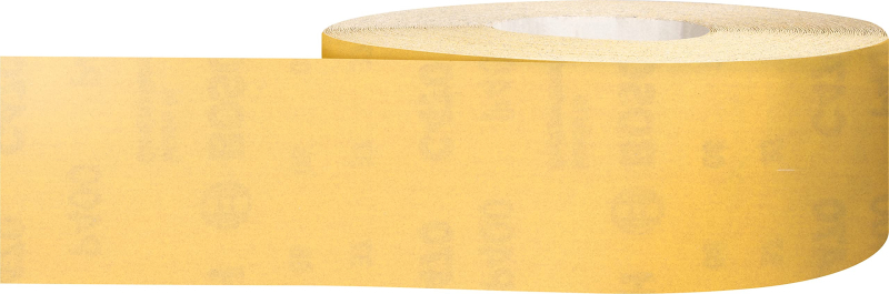 Bosch 1x Rouleaux de feuilles abrasives EXPERT C470 pour un ponçage manuel (pour Peinture sur bois, Bois dur, 93 mm x 50 m, Grai