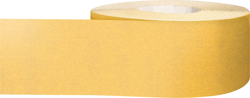 Bosch 1x Rouleaux de feuilles abrasives EXPERT C470 pour un ponçage manuel (pour Peinture sur bois, Bois dur, 115 mm x 50 m, Gra