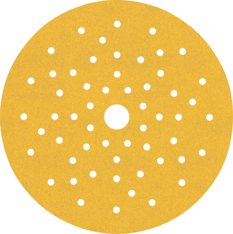 Bosch 5x Feuilles abrasives EXPERT C470 multi-trous (pour Peinture sur bois, Bois dur, Ø 150 mm, Grain 240, Professional Accesso