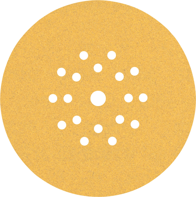 Bosch 25x Feuilles abrasives EXPERT C470 à 19 trous (pour Peinture sur bois, Bois dur, Ø 225 mm, Grain 100, Professional Accesso