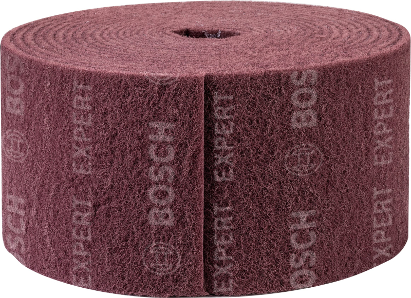 Bosch 1x Rouleaux en non-tissé EXPERT N880 (pour Tôles en acier, Acier inoxydable, Largeur 150 mm, Longueur 10 m, très fin A, Pr