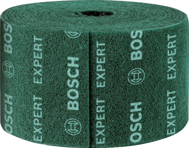 Bosch 1x Rouleaux en non-tissé EXPERT N880 (pour Tôles en acier, Acier inoxydable, Largeur 150 mm, Longueur 10 m, très fin GP, P