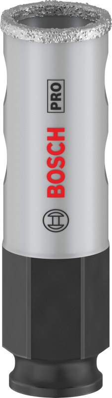 Bosch 1x Scie trépan PRO Tile Power Change Plus (pour Carrelages durs, Carreaux tendres, Ø 20 mm, Professional Accessoire Perceu