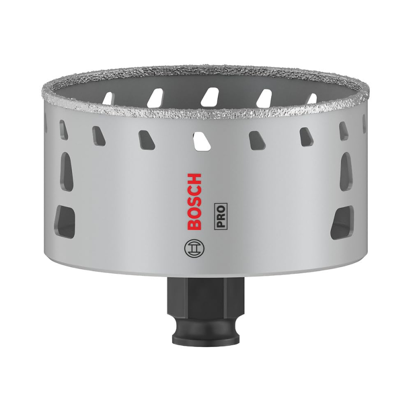 Bosch 1x Scie trépan PRO Tile Power Change Plus (pour Carreaux de Hard Ceramic, Carreaux de céramique tendres, Ø 83 mm, Professi