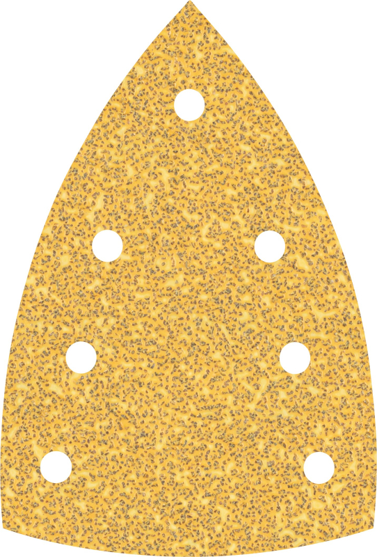 Bosch 50x Feuilles abrasives EXPERT C470 à 7 trous (pour Peinture sur bois, Bois dur, Ø 100x150 mm, Grain 40, Professional Acces